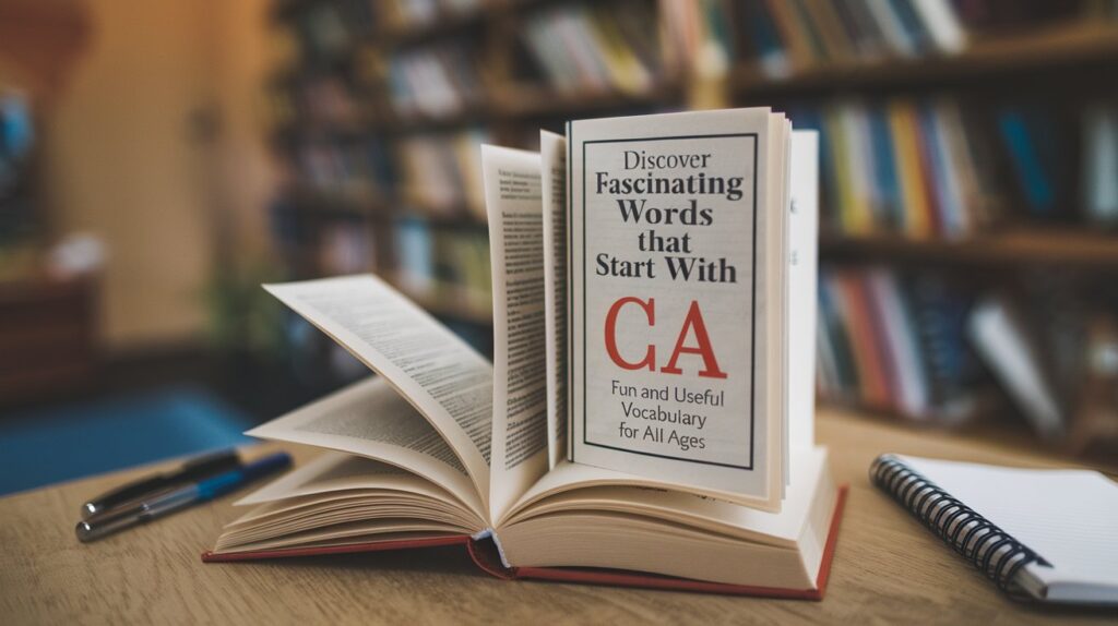 Words That Start With Ca