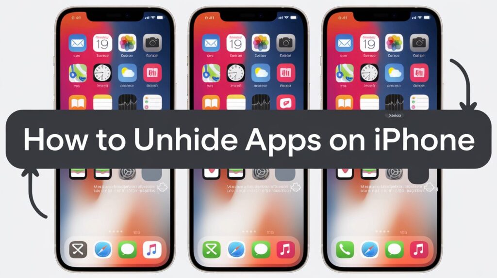 How to Unhide Apps on iPhone