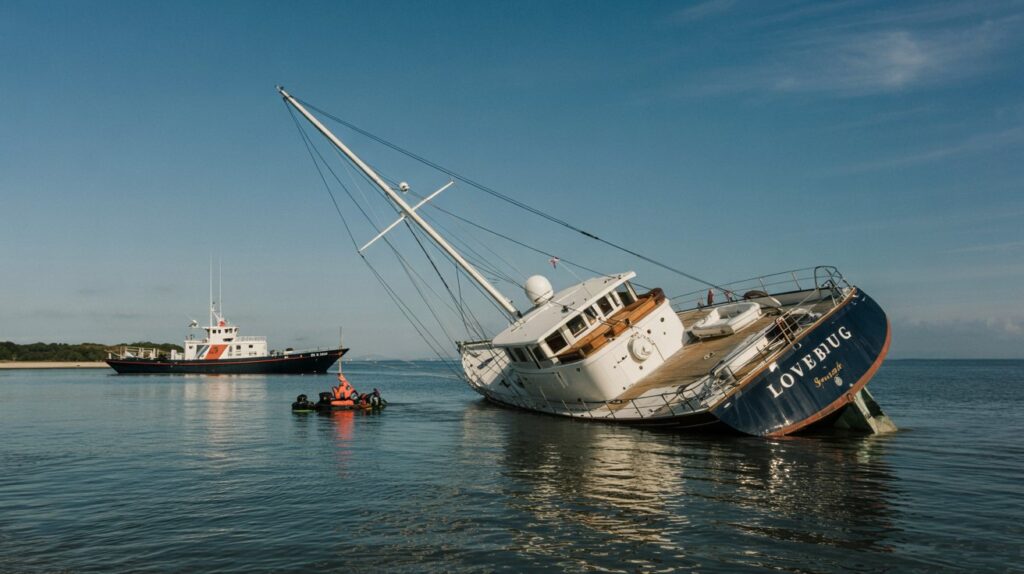 $8 Million Yacht Capsizes Near Annapolis