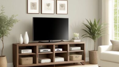 Walnut Media Console