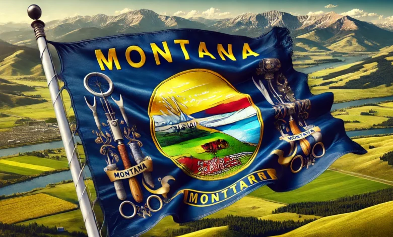 montana state flag​