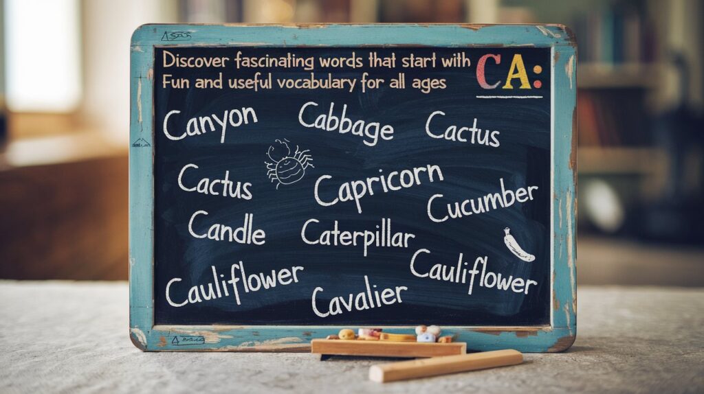 Words That Start With Ca