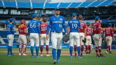 Samsung Lions vs. LG Twins Match Player Stats