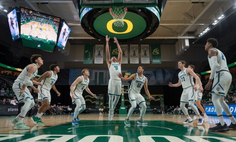 Oregon Ducks Men's Basketball vs. SDSU Basketball Match Player Stats