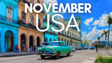 Best Places to Visit in November USA